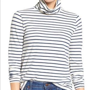 Madewell Striped Turtleneck